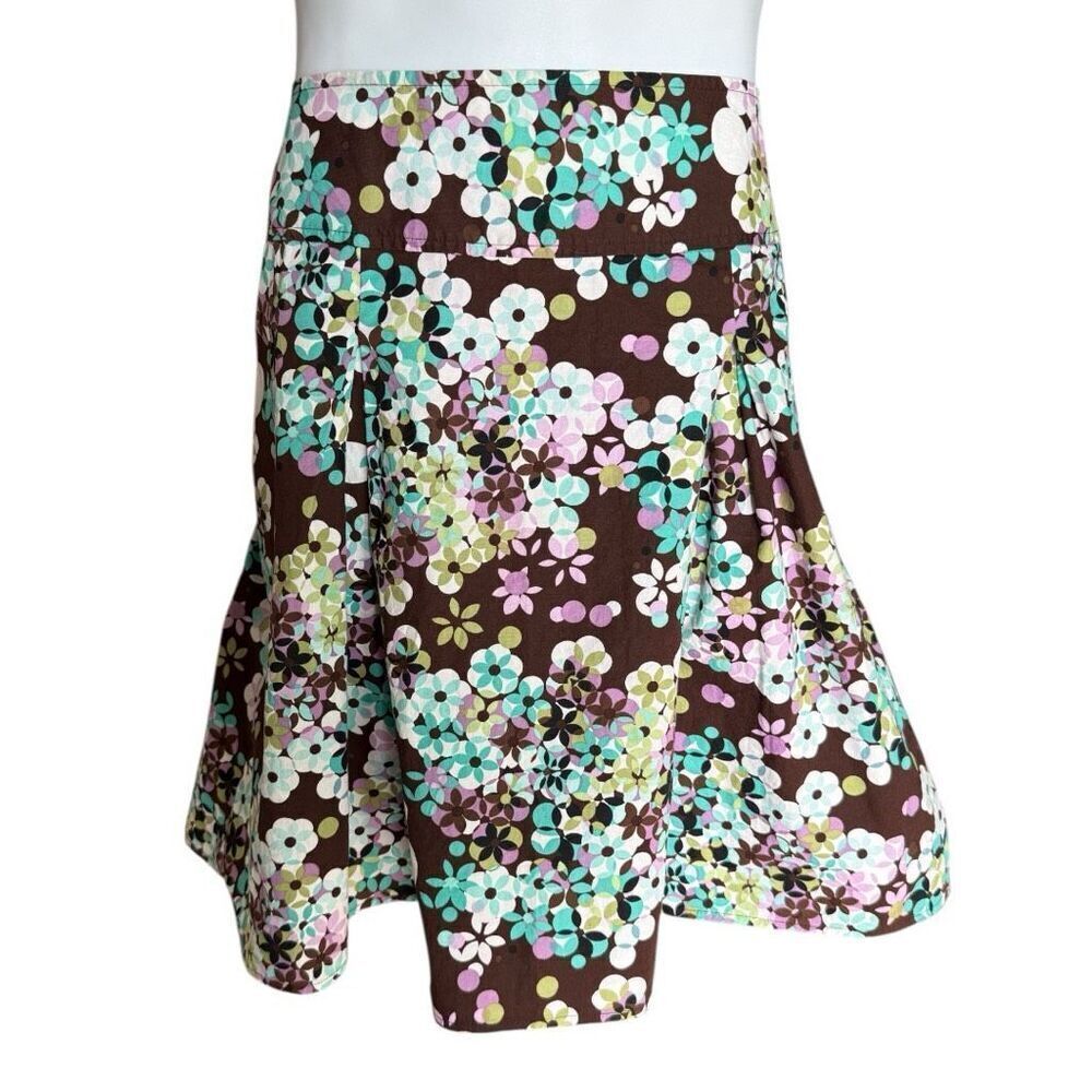Juniors Womens A Byer Floral Print Vintage A Line Skirt - Sz 9